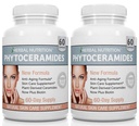 Phytoceramides Anti-Aging Skin Hydration Supplement, 120 Capsules | Rice-derived phytoceramides to support skin hydration, elasticity, smoother-looking skin, and a more youthful appearance.