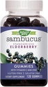 Шлях природи Sambucus Elderberry з вітаміном С і цинком, 120 Гумії