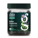 Gaia Herbs Relax Gummies - Supports Calm Feelings* - with Passionflower & Lemon Balm - 45 Vegan Gummies (15 Servings)