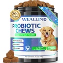 200 PCS Probiotics for Dogs - Dog Probiotic Chews for Gut Health, Digestive Support & Itchy Skin Relief Pet Diarrhea Gas Treatment - Probiotics, Digestive Enzymes, Prebiotics, Pumpkin