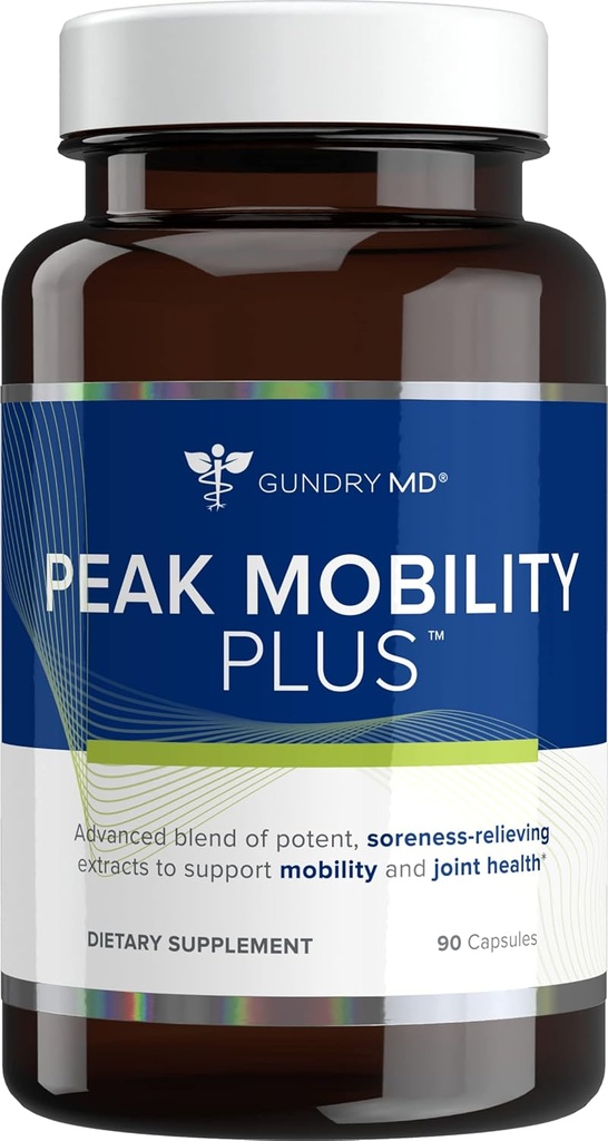 Gundry MD® Peak Mobility Plus Advanced Joint and Flexibility Support Formula, 60 greve