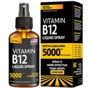 Vitamin B12 Sublingual Spray 5000 mcg – Vegan Methylcobalamin Liquid B12 Boost Energy, Mood & Brain Health - Gluten-Free, Non-GMO B12 Spray for Men & Women - Easy Dosage (5000 mcg in 10 Sprays)
