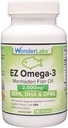 Atlantic Menhaden Fish Oil Omega-3 2000 mg, Burpless, Izdelano v ZDA, Perfect Balance of EPA+ DHA + DPA 90 softgels