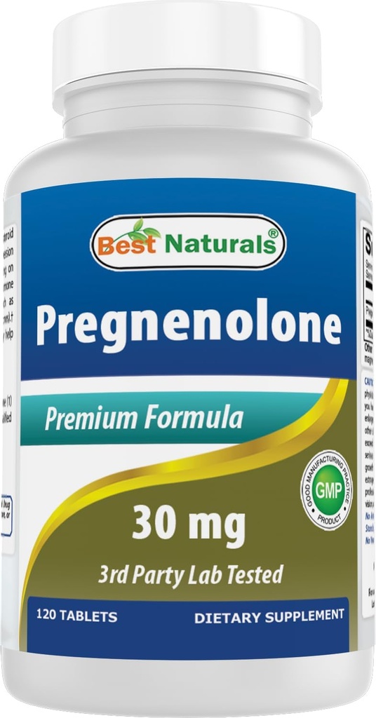 제일 자연적인 Pregnenolone 30 Mg 정제, 120 조사