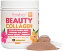 Beauty Collagen Powder-5 Hydrolyzed Collagen motak, Sea Moss, Biotin, Keratin, Hyaluronic Acid, C bitamina eta Probiotics-Hair, Skin, Nails- All Natural, USA-45 zerbitzutan egina.