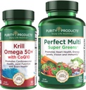 Paquet de productes d'uritat - Krill Omega 50+ amb CoQ10 + Perfecte Multi Greens