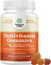 Spēcīgi ikdienas multivitamīnu Gumijas pieaugušajiem - labsajūta Blend of D vitamīna A C E B12 Cinka un biotīna - Pieaugušajiem Vitamīnu Gummy enerģijas un imūnās veselības - Non-GMO Gluten un Halal - 180 Gumijas