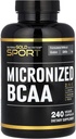California Gold Nutrition Sport, Micronized BCAA, Ramking Chain Amino Acids, 240 Veggie Capsule