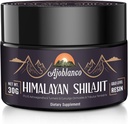 Ajoblanco 600mg Natural Himalayan Organic Shilajit Resin - Himalayan Gold Shilajit Resin mit Organic Ayurvedic Blend in High Potency for Energy, Strength & Immunity, Pack of 1