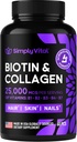Biotin và Collgenon phụ trợ với Kertatin 25 ngàn mcg - Da và móng tay với thuốc an thần Cillan Keratin B complicated - Biotin cho sự phát triển của phụ nữ và đàn ông, 60 Capsules