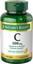 Natur Bounty reines Vitamin C 500 mg Tabletten 250 Tabletten (Pack von 3)