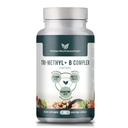 Tri-Methyl+ B Complex Methylated B Vitamins - Full Spectrum Methyl B Complex Vitamin Supplement For MTHFR Support with Active Forms of B12 Methylcobalamin, Adenosylcobalamin, and Methylfolate