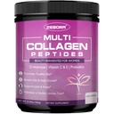 ZEBORA Multi Collagen Peptides Powder for Women - Hydrolyzed Collagen Peptides with D-Mannose & Women's Probiotics - Supports Skin, Hair, Nails, and Urinary Tract Health, Unflavored, 35 Servings