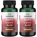 Swanson Alpha Lipoic Acid Antioxidant, 600 mg, 60 Capsules, 2 Pack | Supports Healthy Blood Pressure Levels Already Within a Normal Range, Promotes Carbohydrate Metabolism and Antioxidants