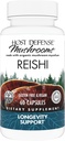 Host Defense Reishi Capsules - Heart & Immune Health Support Supplement - Mushroom Supplement to Support Energy & Vitality - Reishi Supplement to Aid All Well-Being - 60 Capsules (30 Servings)