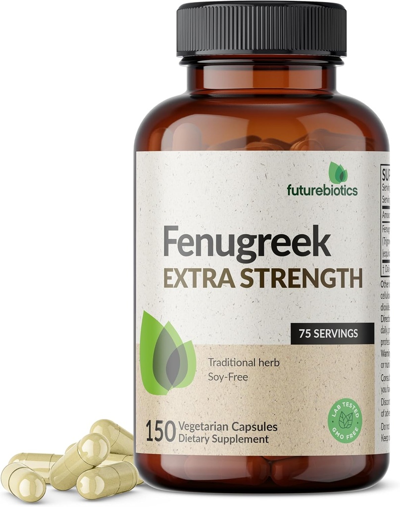 Futurebiotics Fenugreek 여분 힘 지원 전반적인 좋은 건강 & 웰빙, 비 GMO, 150 채식 캡슐