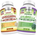 TUOREET TERVETULOA Ashwagandha KSM 66 ja Clorella Detox Superfood - Bundle
