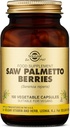 Solgar Sag Palmetto Berries, 100 Grønnsaker Kapsler - Helse for menn - Full Potens - Ikke-GMO, Vegan, Glutenfri, Dairy Free, Kosher - 100 Services