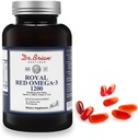 Dr. Brian Royal Red Omega 3 1200, Fish Oil Supplement mit EPA und DHA Omega3 Fischöl enthält Vitamin D,E Omega-3 Unterstützung für körperliche Gesundheit - 90 Soft Gels