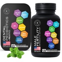 Fertility Supplements for Men and Dental Probiotics in Tins Male Bundle