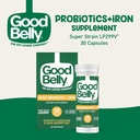 GoodBelly Protosules for Digestive Health & Iron Aborption | Gillian Protography Supplement with 10 Billion Life Cults   protos for My & Men | 30 Capsults