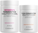 Codeage Immune 지원은 여자를 위한 Multivitamin + Multivitamin를 묶습니다