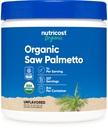 Nutricost Organic Saw Palmetto Powder 8.1oz - Certified USDA Organic Saw Palmetto