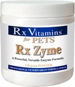 Rx vitaminer for Kjæledyr Rx Zyme for hunder og katter - Hjelp Gastrointestinal Discomfort - Legg til i maten - 120g pulver