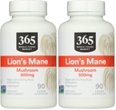365 by Whole Foods Market, Lion's Mane, 90 Count (Pack of 2)