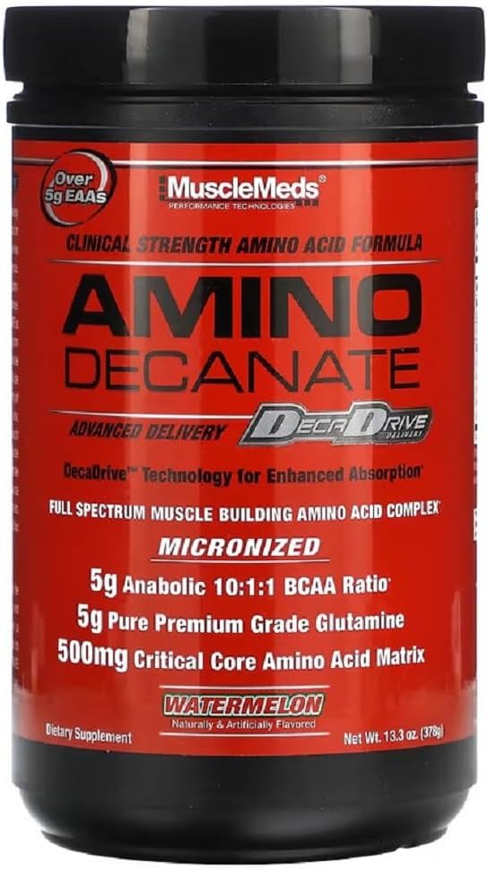 שרירים מד Amino Decanate, Watermelon, 13.3 Oz