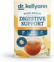 Dr. Kellyann Bone Broth + Digestive Support Collagen Powder Packets (7 Zerbitzari, 1 Kutxa), 16g Protein/Serving, % 100 Belar-Fed Hydrolyzed Collagen Powder, Keto & Paleo Friendly - Cumin Carrot