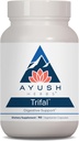 Ayush Herbs Trifal Digestive Support with Amla - 여성 및 남성을위한 Triphala 보충, 균형 잡힌 소화, 산화 방지제 리치, 유기 성분으로 만든 - 90 채식 캡슐 (1 개)