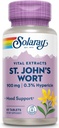 SOLARAY St. Johns Extract aerian de Wort One Daily 900mg, Standardizat w/ 0,3% Hipericină pentru Stabilitate Mood & Brain Health Support, non- GMO 