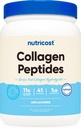 Nutricost Collagen Peptider Powder 1LB (454 G) - Grass Fed Bovine Collagen Hydrolysat (Unflavored)