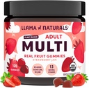 Qadınlar və Men, Vegan, Vitamin D, C və K, Yetişkin Real Fruit Gummy Vitaminlər, Çərşənməli Multivitamin, No əlavə Sugar Cane, Strawberry, 120 Ct