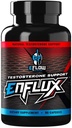 EFlow Nutrition Enflux Natural T תמיכה עם KSM-66 Ashwagandha - תוספת לתמיכה במסת גוף Lean עבור גברים ונשים - Panugreek, DIM, Longjack & AstraGin - 90 קפסולות (30 יום אספקה)