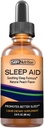 L'Aidíquida natural deixa amb 5 mg Melatonin-Klean Suntheanine, Chamomilla, GABA, Bénessing ExtraWalling Sublingües suplementaris per dormir, impotència, Jet Laghy2 fl oz