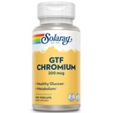 Solaray GTF Chromium 200mcg - Supports Balanced Metabolism and Energy Levels - Vegan Chromium Supplements - Lab Verified, 60-Day Guarantee - 100 Servings, 100 VegCaps