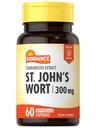 Sundance St. John's Wort Capsules | 300mg | 60 Count | Non-GMO and Gluten Free Standardized Extract