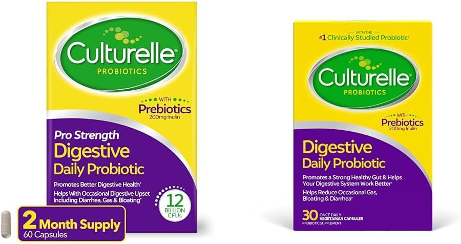 Culturelle Pro stiprumo kasdien Probiotinio Digitative Health Capsules 60 Count Daily Probiotic Capsules Digitative Health 30 Count