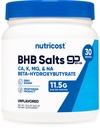 Nutricost Keto BHB Exogenous Ketones 4-in-1 (30 Servings) 12g Beta-Hydroxybutyrate (BHB) Per Serving, (Unflavored) - Ketone Salts