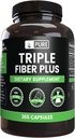 Pure Original Ingredients Triple Fiber (365 Capsules) No Magnesium or Rice Fillers, always Pure, Lab Verified