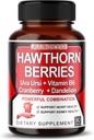 7 i 1 Ultra Hawthorn Berry med Uva Ursi Dandelion Cranberry Apple Cider Vinegar - Heart, Kinney Helsestøtte