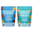 Ultima Replenisher Electrolyte Powder Drink Mix Bundle – Sugar Free – Variety, Crave Killer – 20 Stickpacks, 14 Stickpacks – 6 elektrolüüte ja mineraale – Keto Friendly, Vegan, Non-GMO