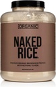 Naked Rice - Organic Brown Rice Protein Toz - Vegan Protein Toz - 5Lb Bulk, GMO Pulsuz, Gluten Pulsuz və Soy Pulsuz. Bitki-Based Protein, No AI Materialları - 76 Xidmət