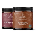 TRIBE ORGANICS Balance Duo - KSM-66 Ashwagandha 120ct + Turmeric Curcumin C3 Complex 120ct