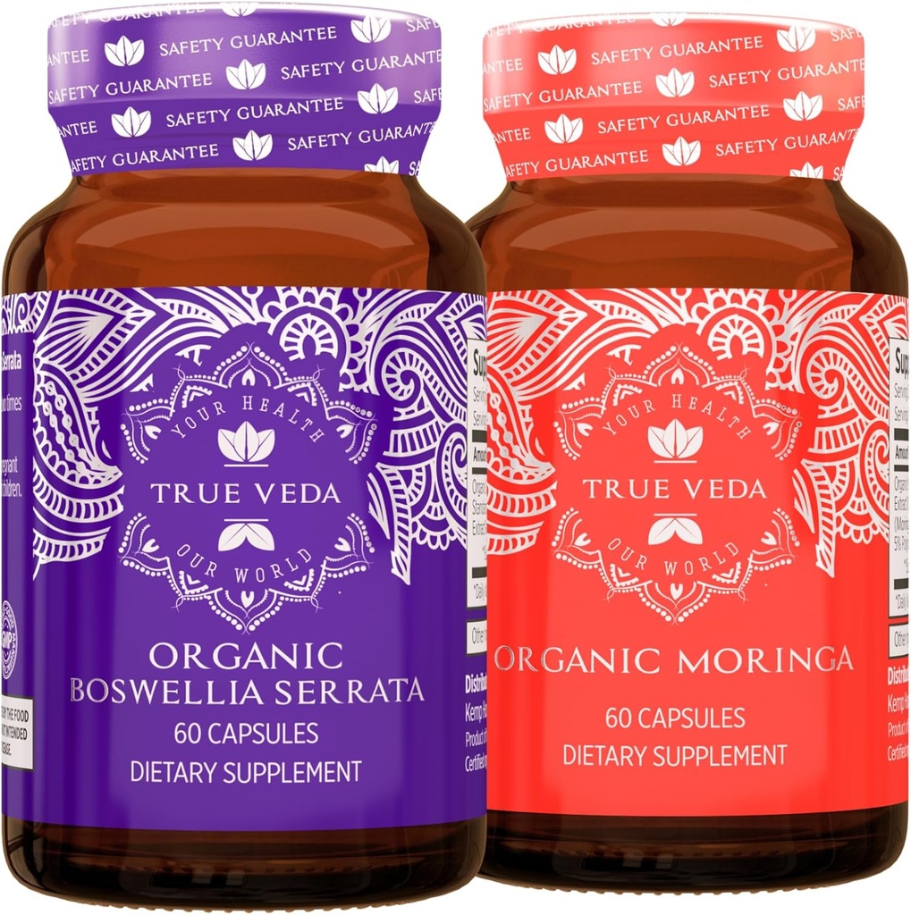 True Veda Boost Bundle USDA Orgânico □ Multi-Award-Winning □ Boswellia Serrata