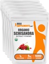 BulkSuplements.com Organic Schisandra Extract Powder - Schisandra Suplemen, dari Schisandra berry - Herbal Suplemen, Gluten Free - 1000mg per Serving, 5kg (11 lbs) (Paket 5)