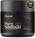 Pure Himalayan Organic Shilajit Resin con Lab Report Super alta potencia para homes e mulleres ácido fulvic & Trace Minerals Humic Acid Supplement Resina | Apoia enerxía, metabolismo e inmunidade | 50 gramos