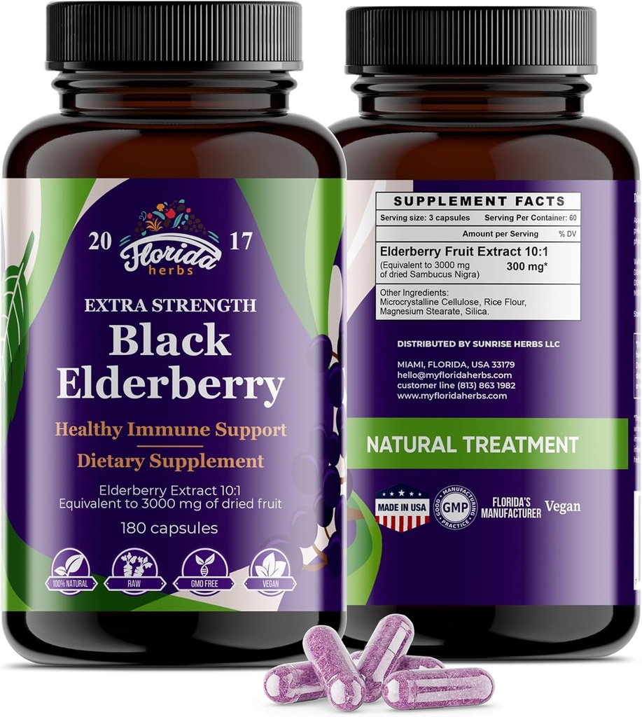 Black Elderberry Kapsule 